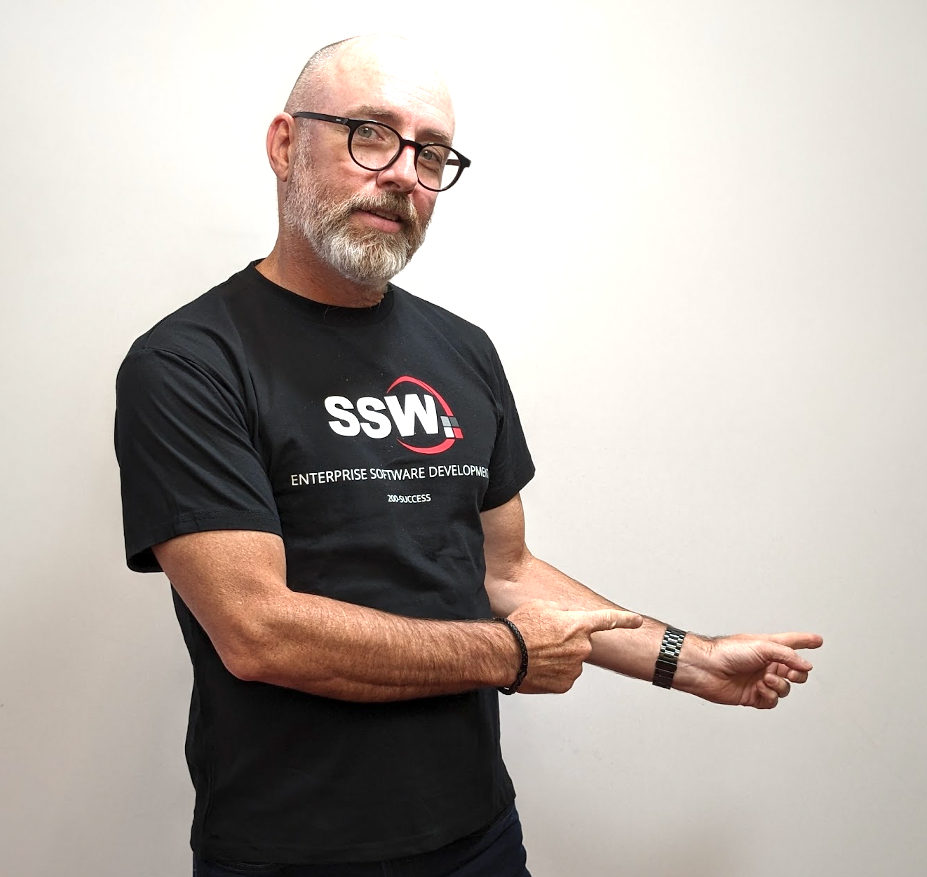 Michael in SSW t-shirt